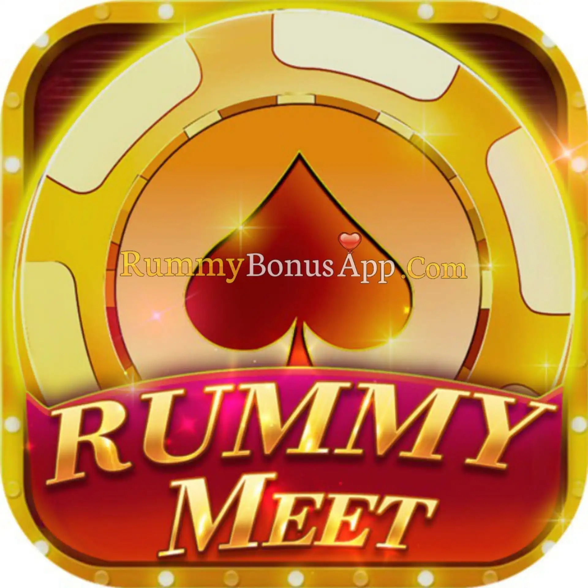 Rummy Meet APK app icon shown in the directory listing