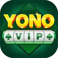 Yono VIP app logo with green background and gold lettering